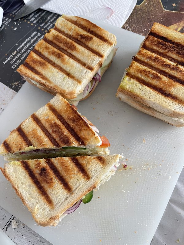 Grilled Veg Club Sandwich — photo 4