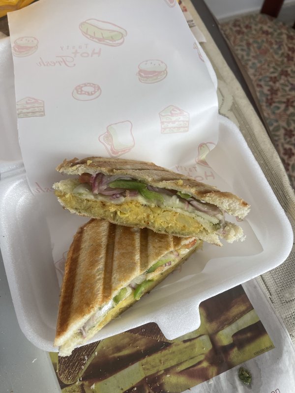 Grilled Veg Club Sandwich — photo 9